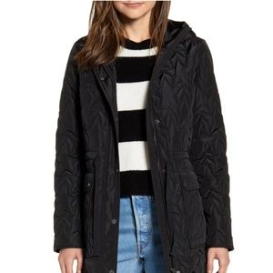 Avec Les Filles Star Quilted  Parka Coat